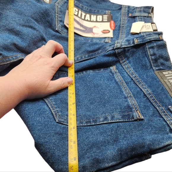 Vtg NwT Gitano Relaxed Fit Women's Size 16 Average Blue Dark Wash GM601DS Jeans - Picture 6 of 12